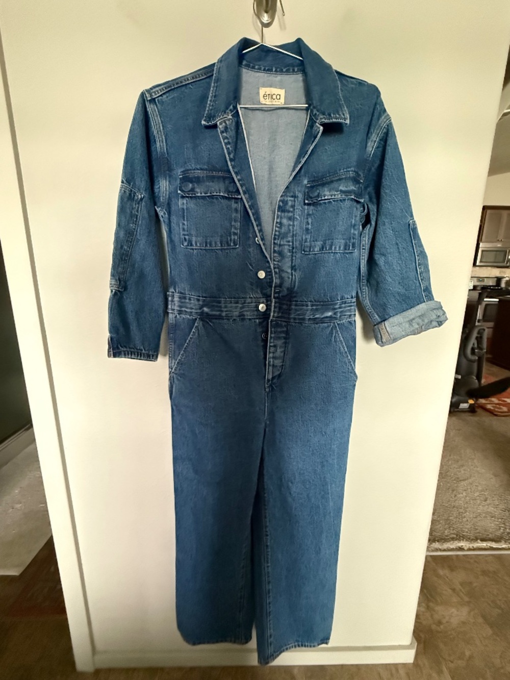 ETICA  Larson Utility Denim Jumpsuit NW(some)T